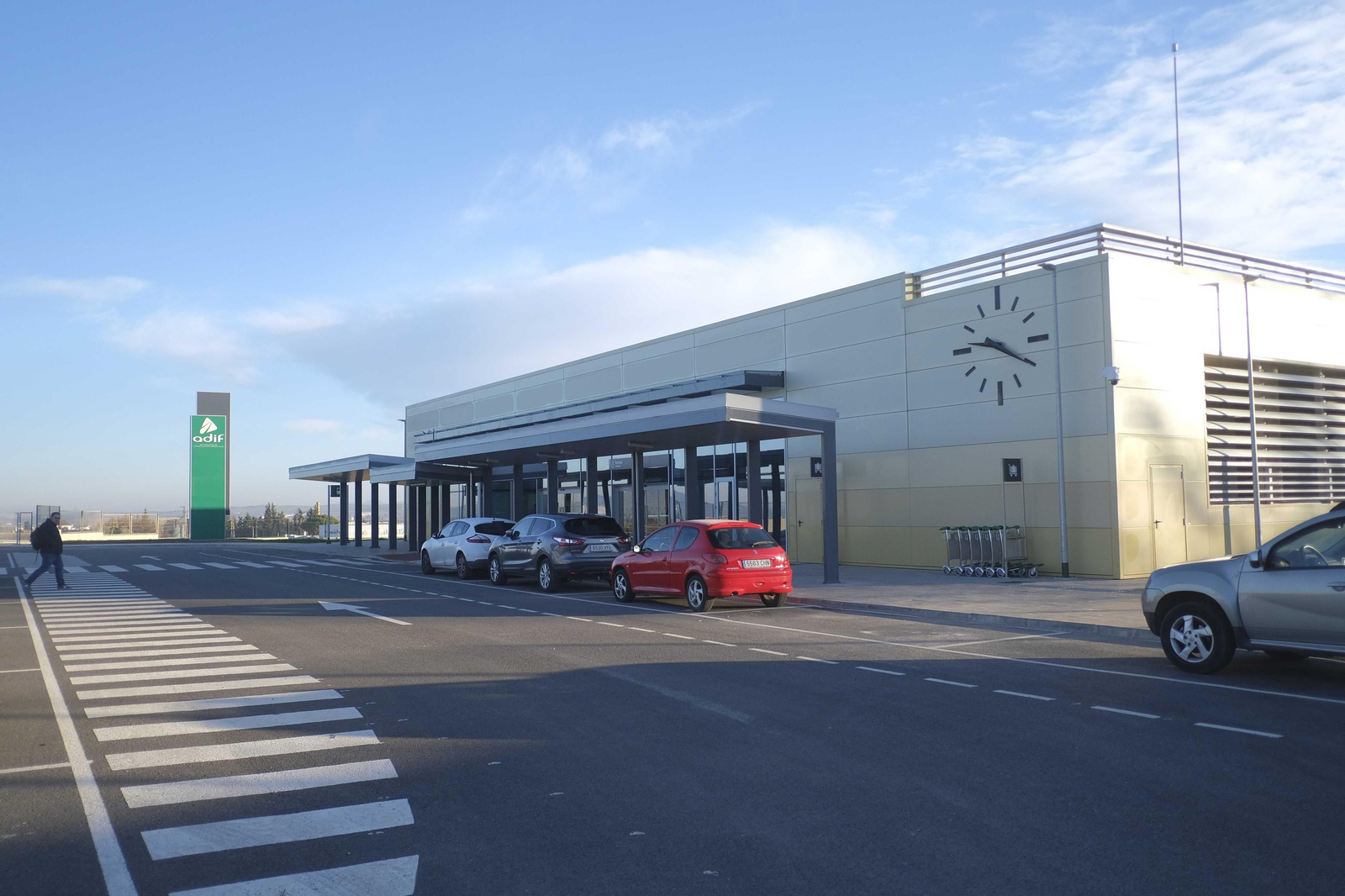 Entrada de la nueva estación AVE de Antequera