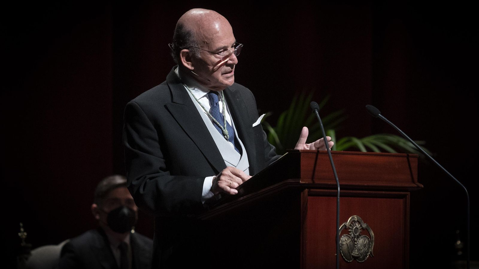 Julio Cuesta durante el Pregón.