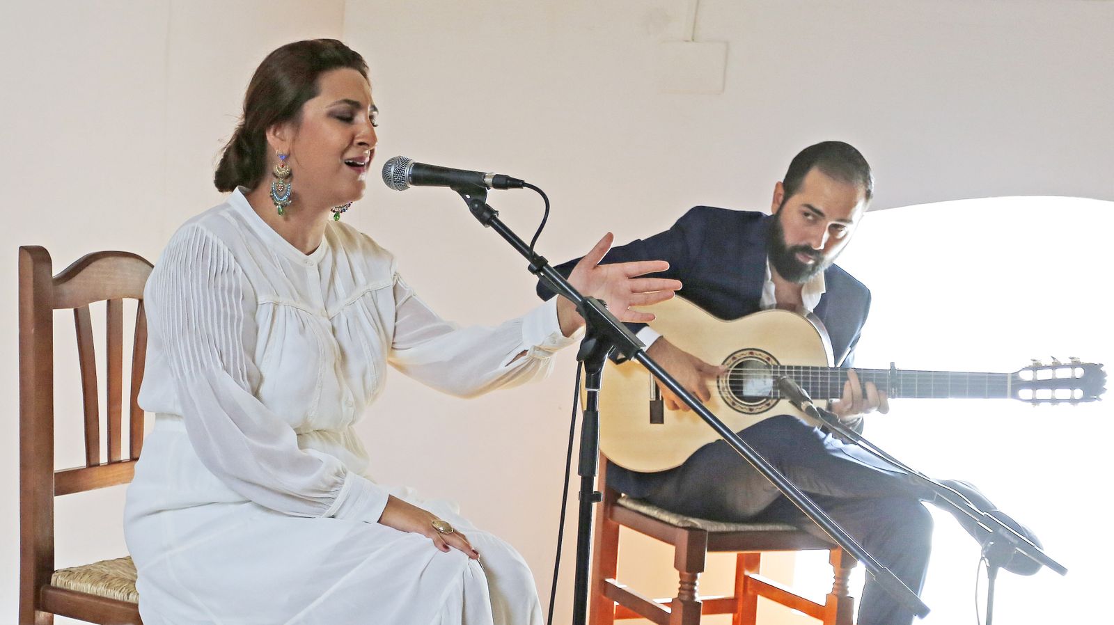 De izquierda a derecha, Lela Soto, Fernando Jiménez, Rosario Heredia y Enrique Remache.