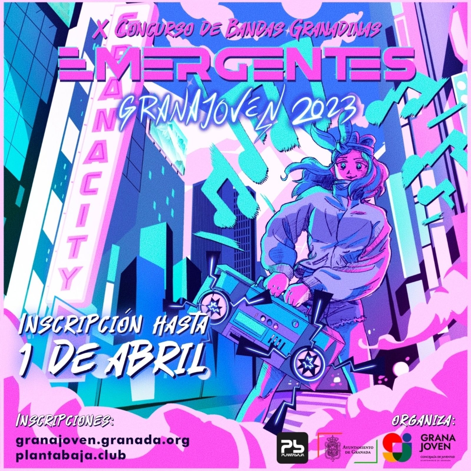 Vuelve el concurso bandas y artistas granadinos emergentes