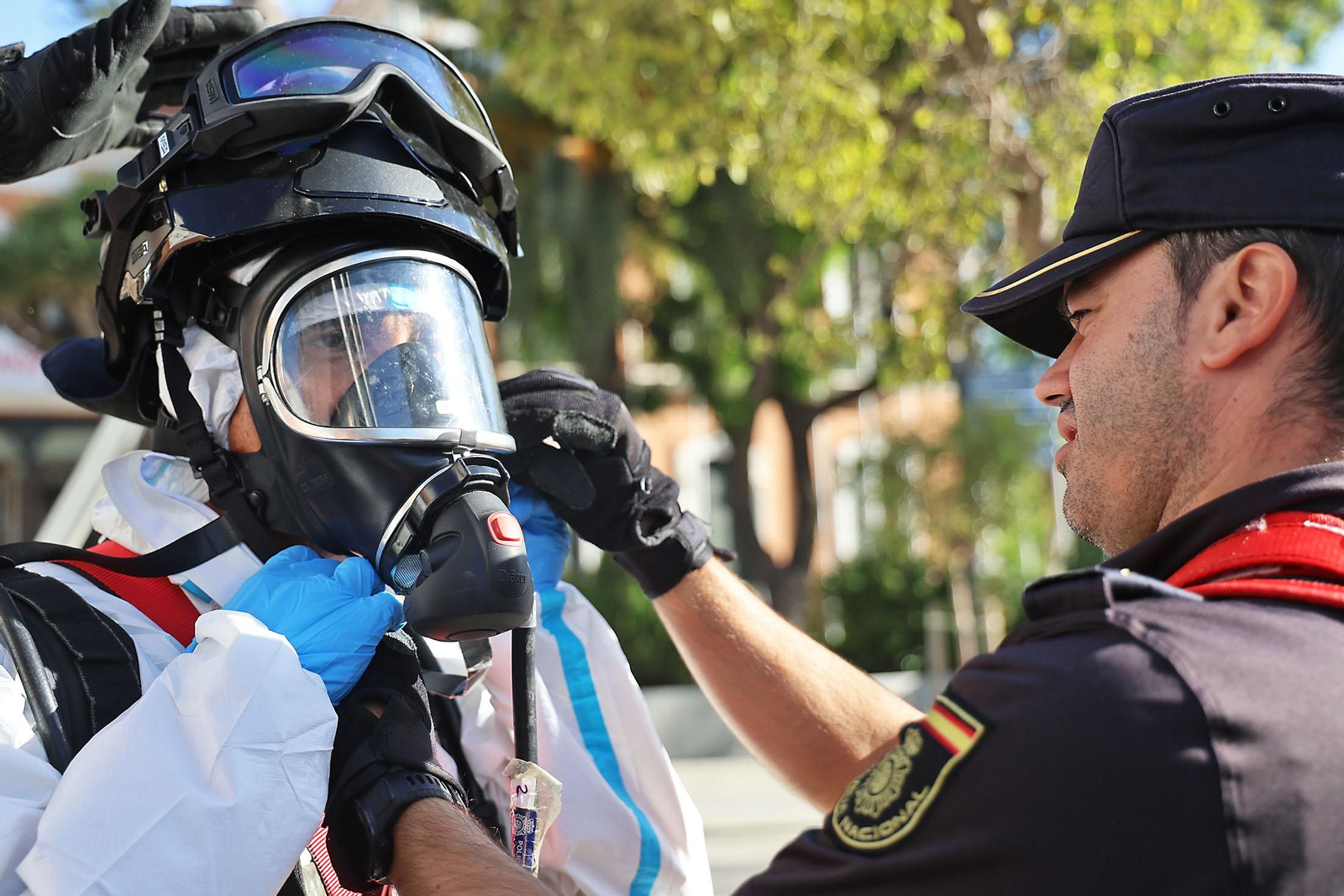 Así trabaja la Unidad de Subsuelo de la Policía para garantizar la seguridad en Huelva durante la Magna