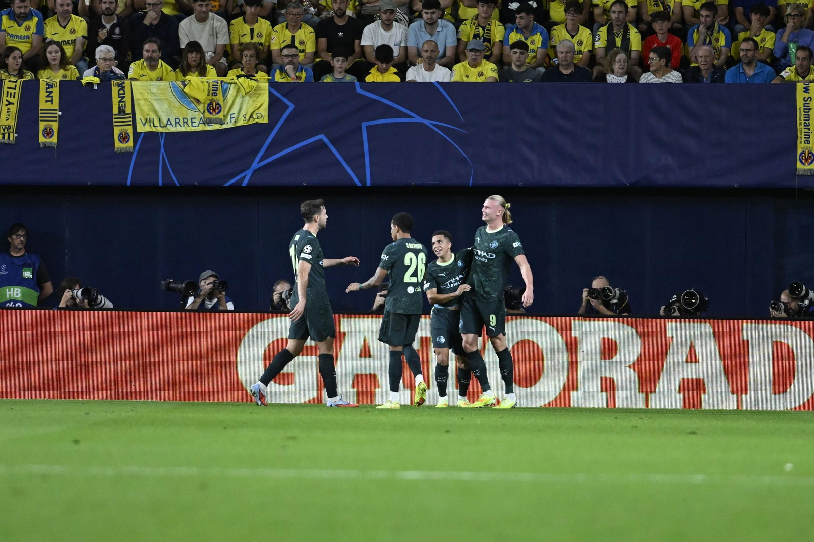 Las fotos del Villarreal-Manchester City