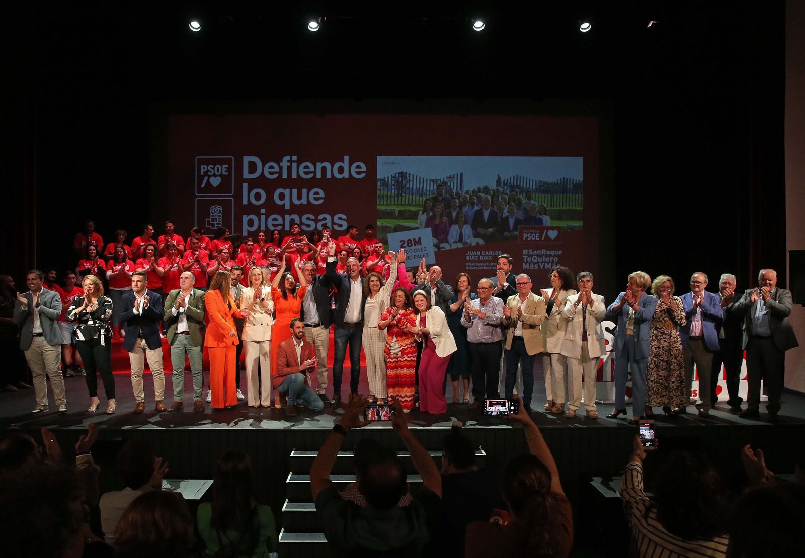 Fotos de la presentación de Juan Carlos Ruiz Boix como candidato a la Alcaldía de San Roque