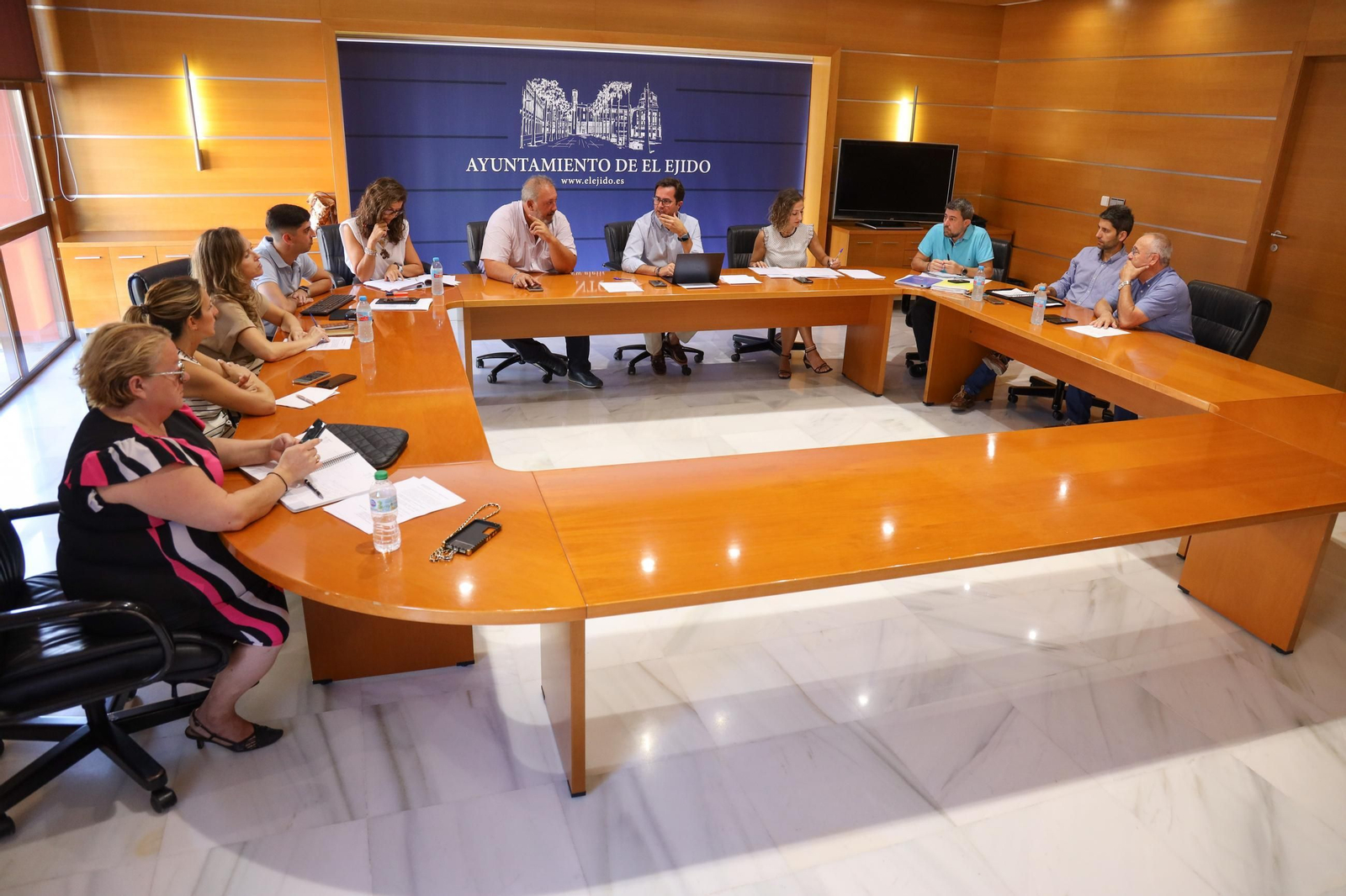 Junta de Gobierno en el Ayuntamiento de El Ejido.