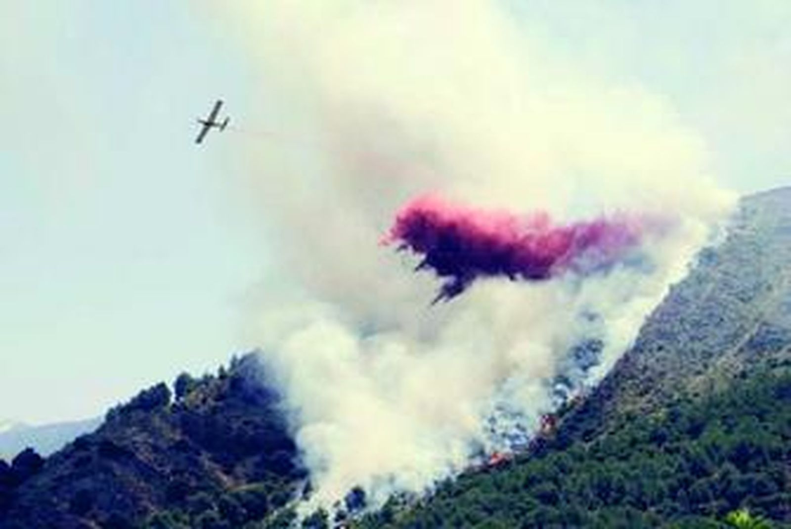 El último incendio en Granada se produjo el pasado jueves en las laderas del cerro del Serrallo.