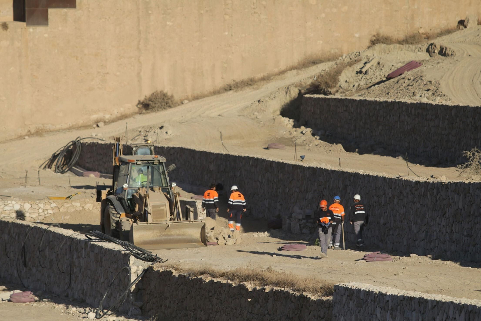Así avanzan las obras del parque de La Hoya