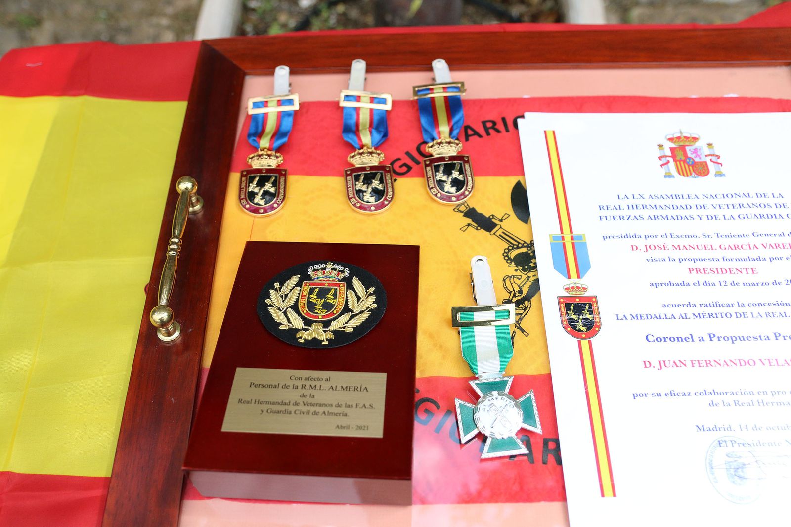 Fotogalería del acto de la Hermandad de Veteranos de Fuerzas Armadas y Guardia Civil