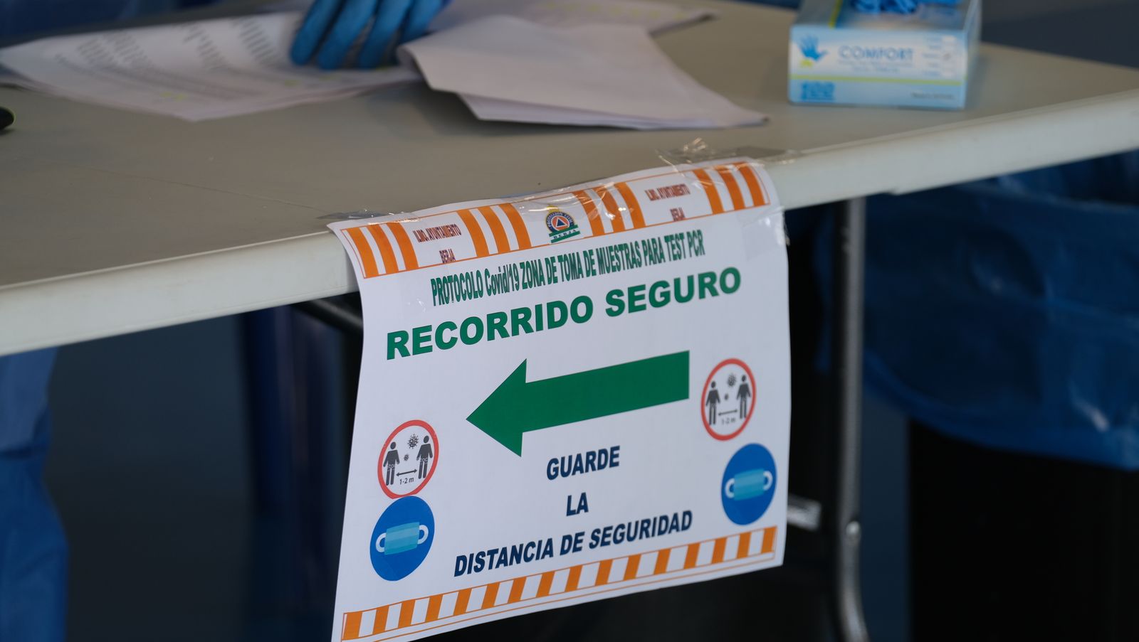 Fotogalería cribado test antígenos COVID-19 en Berja. Almería