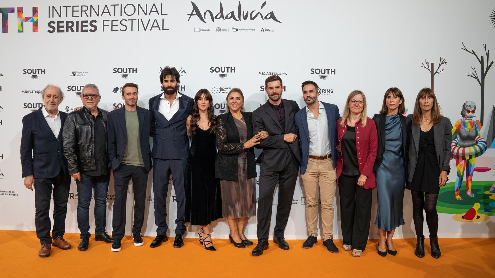 El equipo de la serie '¿A qué estás esperando?', en el South Series 2024 de Cádiz. El equipo de la serie '¿A qué estás esperando?', en el South Series 2024 de Cádiz.