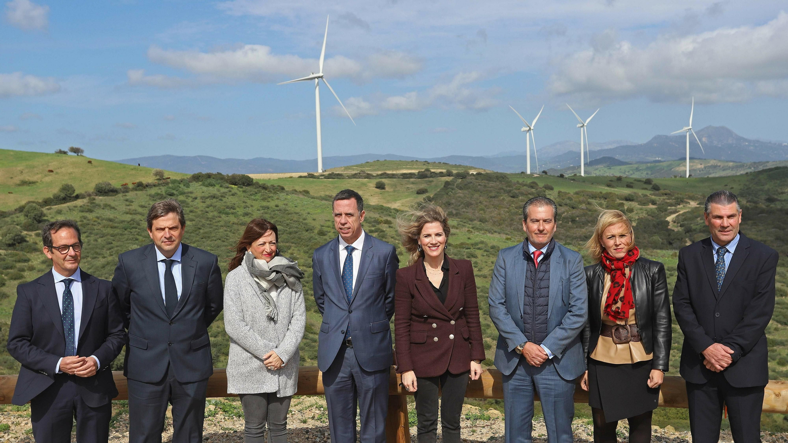 Las mejores fotos de la inauguración del parque eólico de Naturgy en Tesorillo