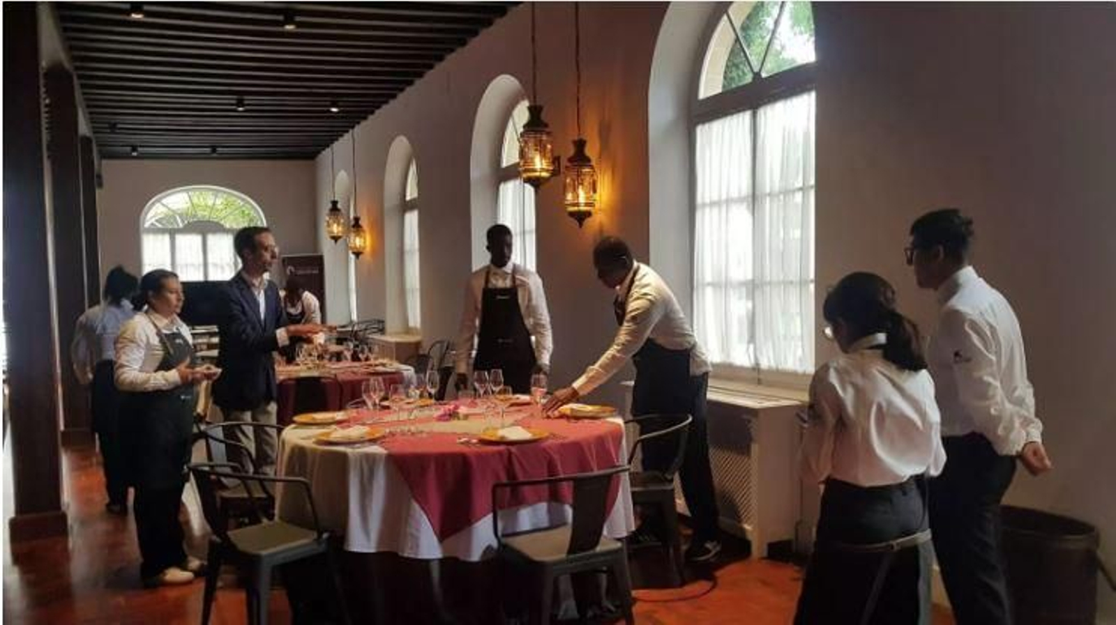 Los alumnos de la escuela, en una imagen de archivo.