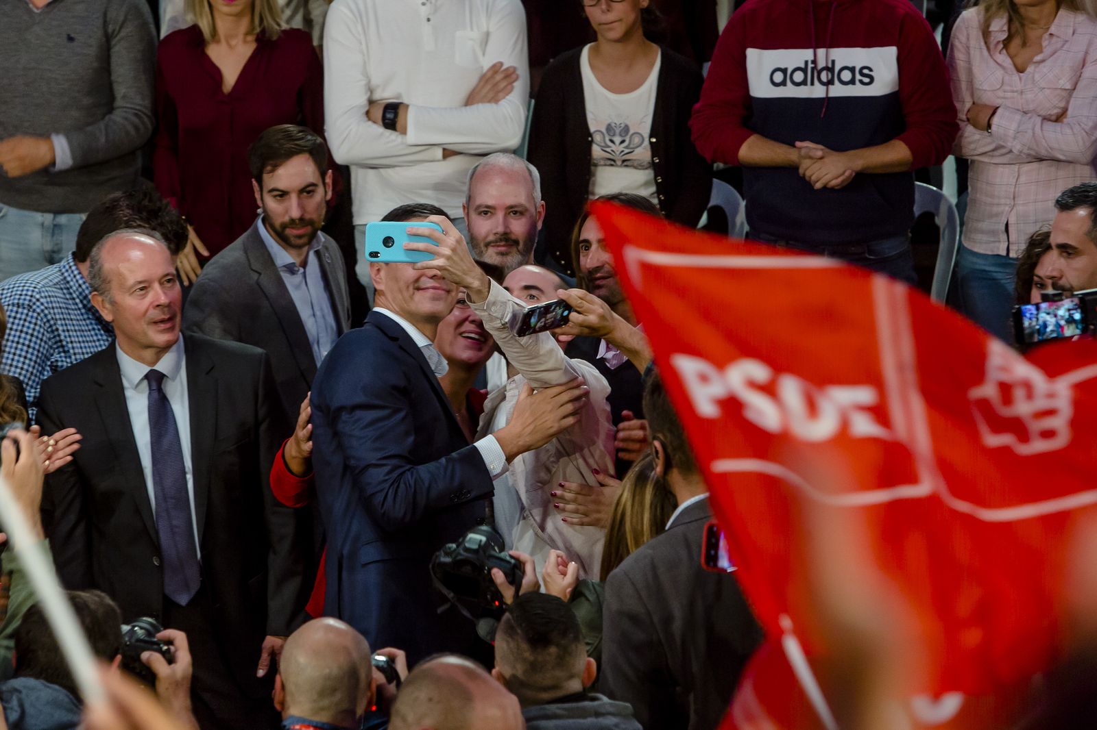 Imágenes del mitin del PSOE en Cádiz