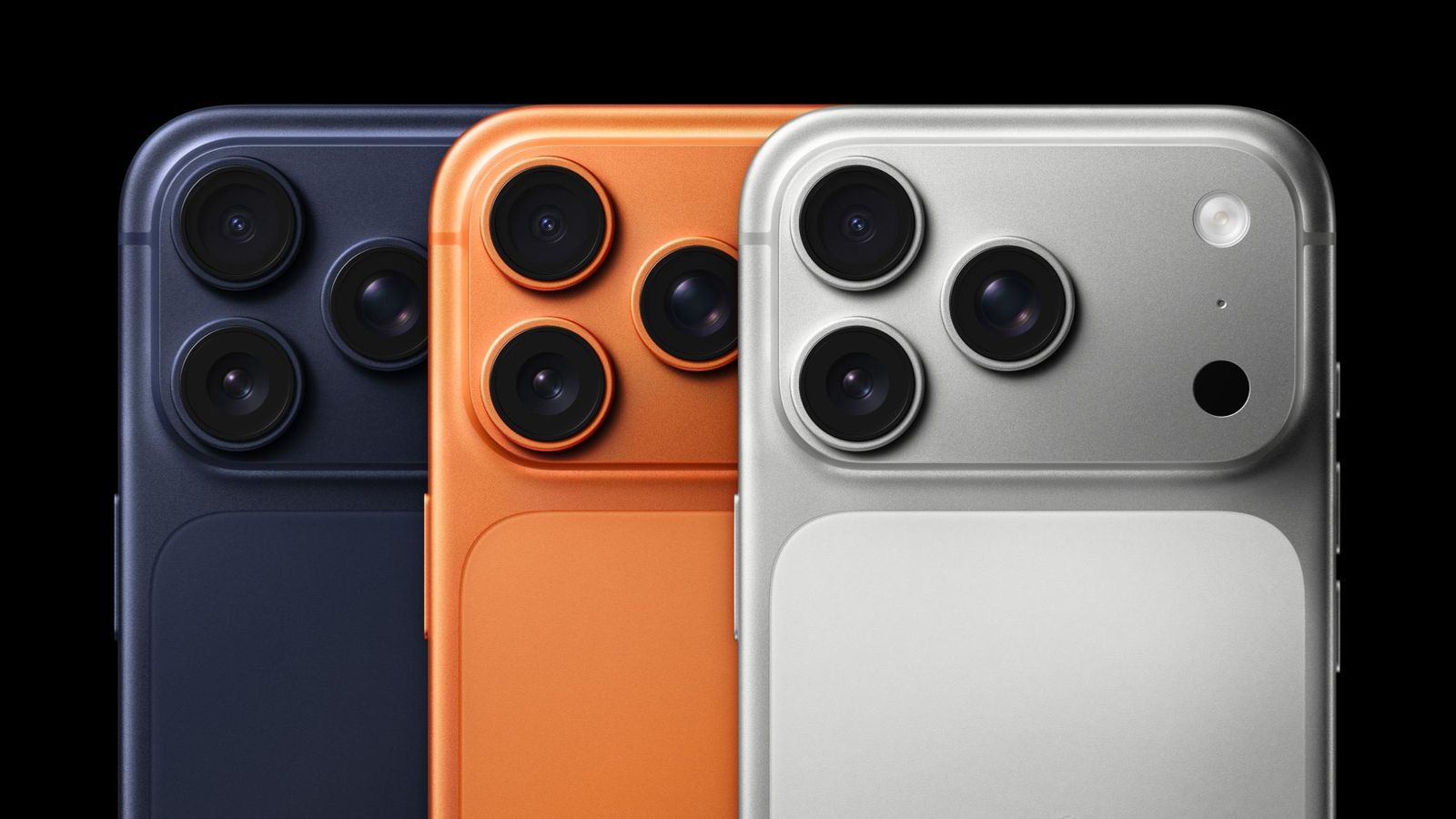 Los nuevos colores del Apple iPhone 17 Pro.