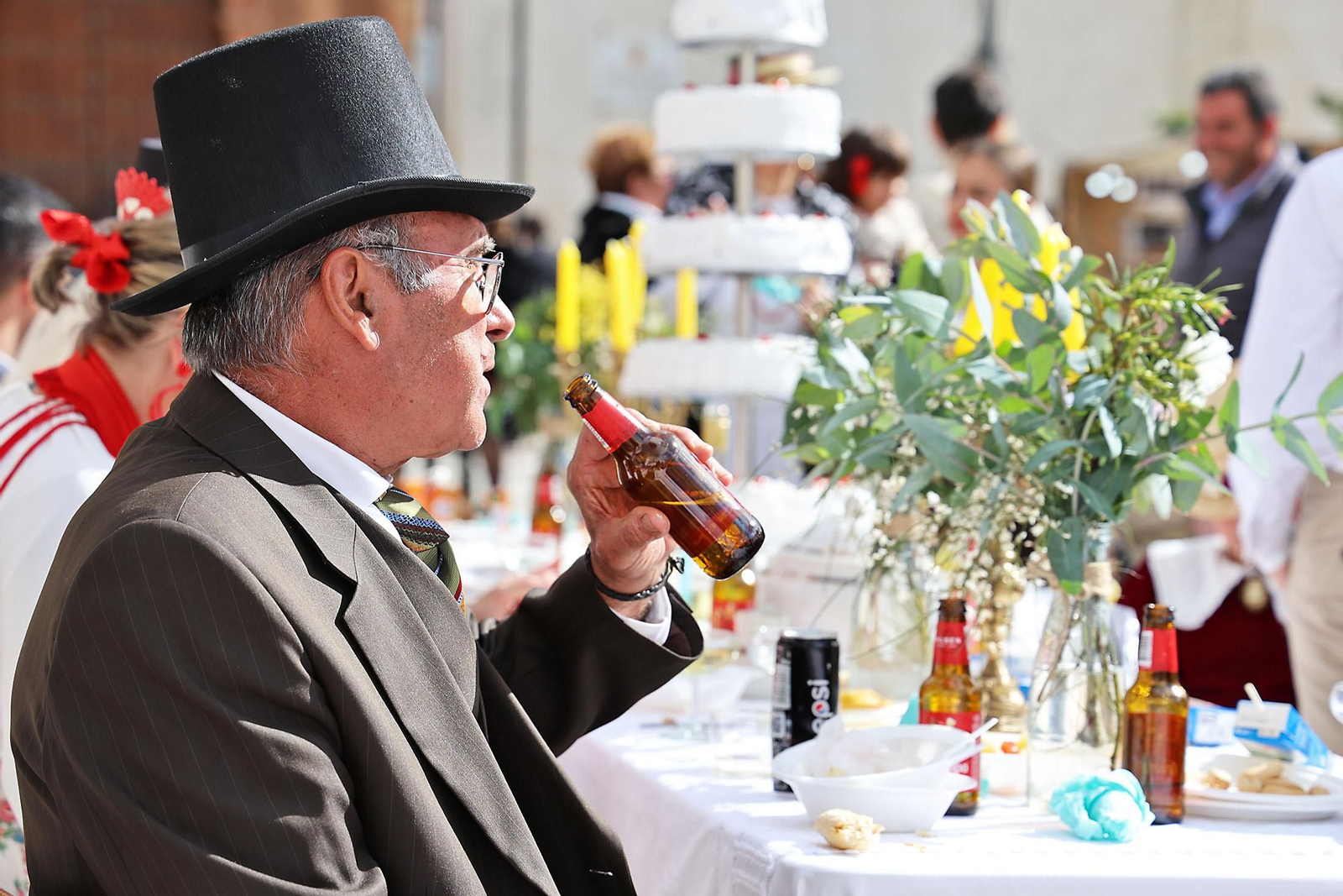 Imágenes del ambiente en la Feria de Época 1900 de Moguer