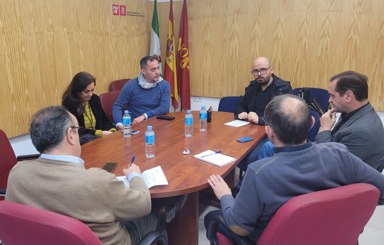 Reunión del grupo socialista con los vecinos