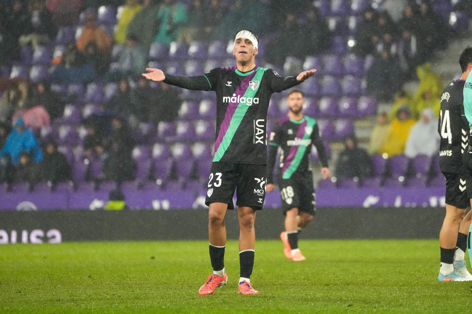 El Real Valladolid-Málaga CF, en fotos