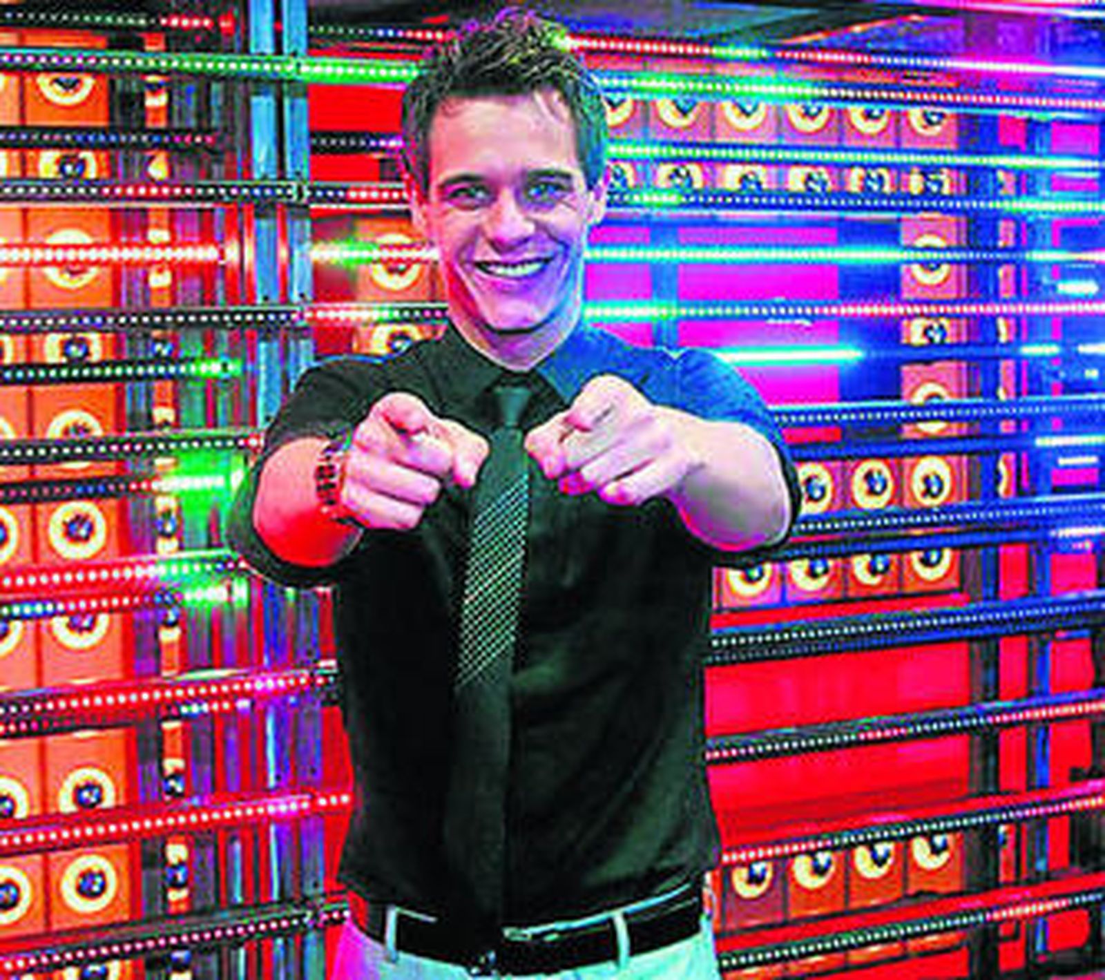 El presentador del programa, Cristian Gálvez.