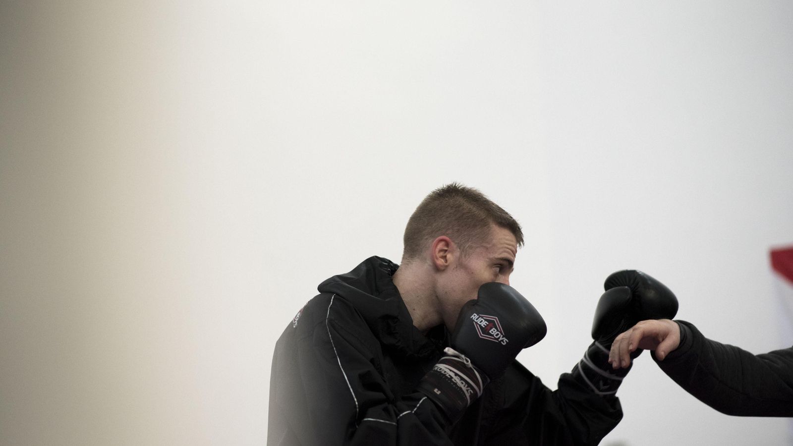 Entrenamiento del boxeador granadino