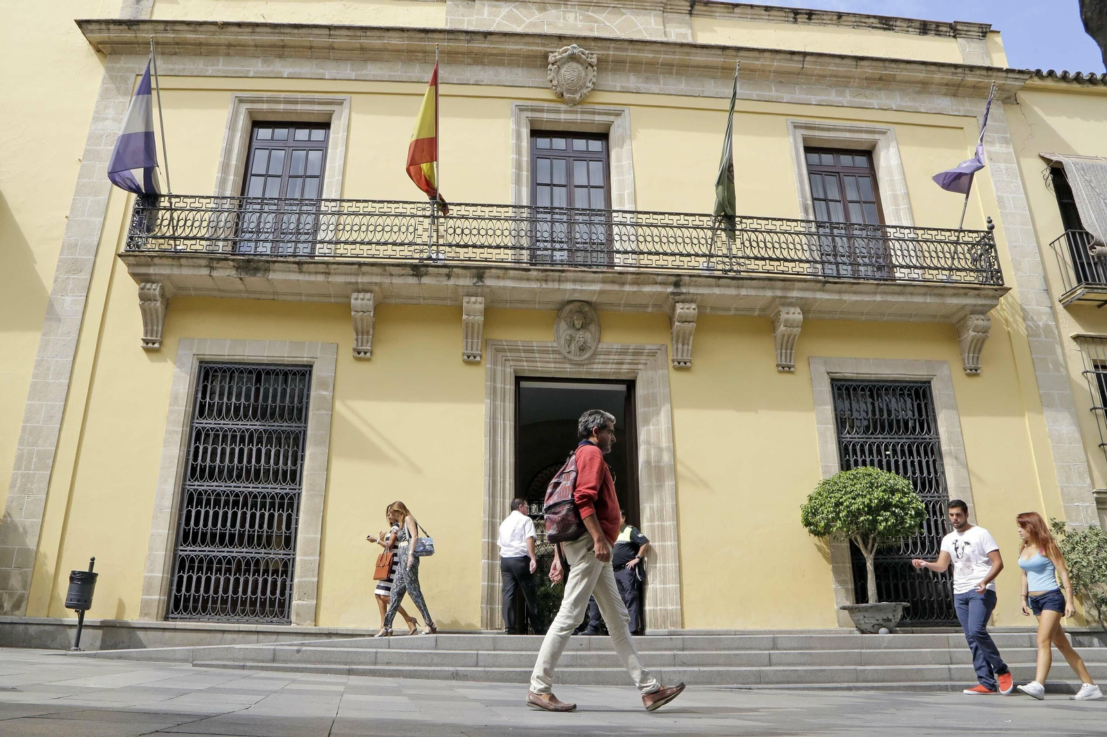 Fachada del Ayuntamiento de Jerez.