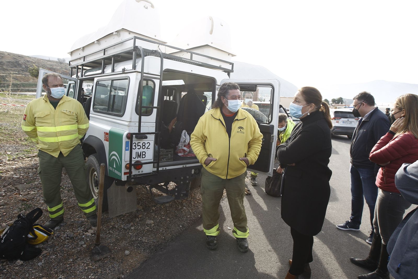 Fotogalería incendio forestal de Castala, Berja y Dalías.