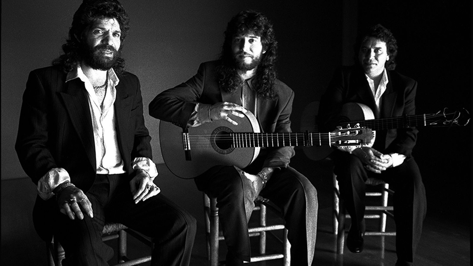 Camarón y Tomatito fotografiados por Carlos Saura.