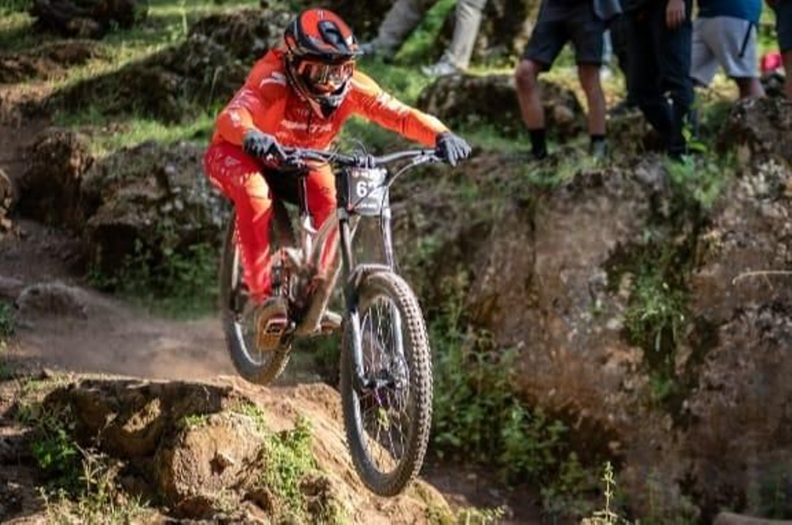 Juanfra López, en un momento de la competición.