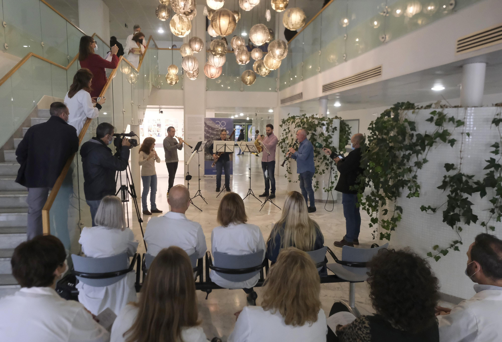 Así son los conciertos de la Orquesta de Córdoba en el Hospital Reina Sofía