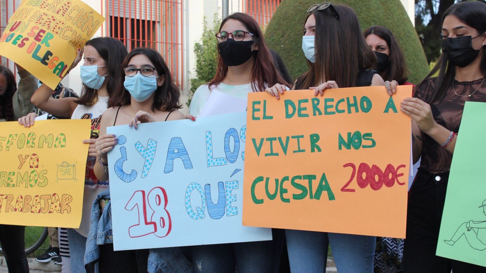 Imagen de la última manifestación del colectivo de extutelados en Córdoba.
