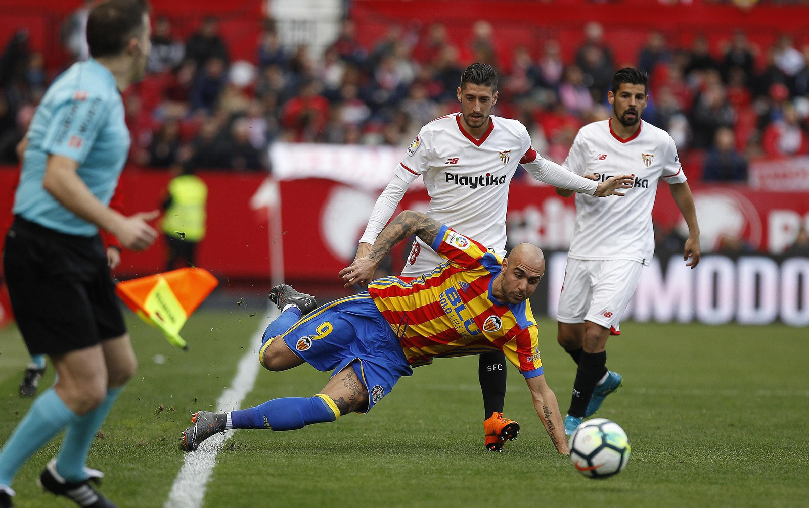 El Sevilla FC-Valencia, en imágenes
