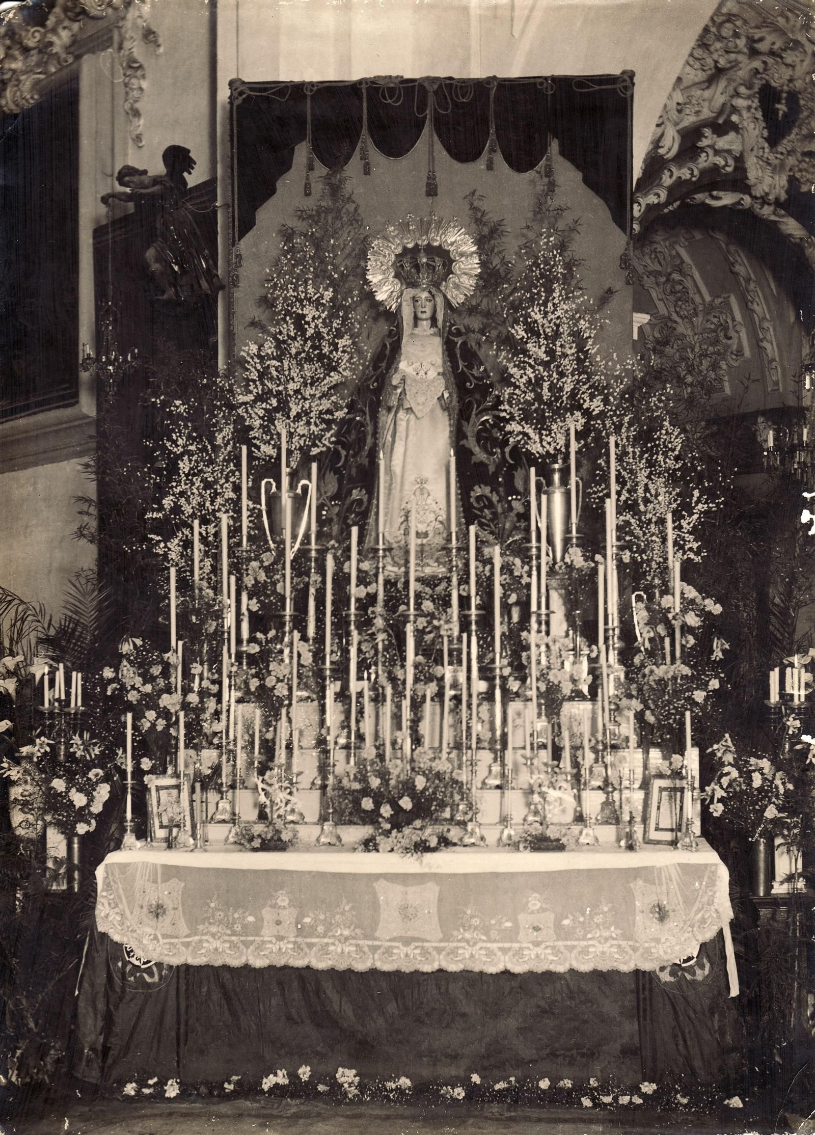 Triduo a María Santísima de la Esperanza en 1924
