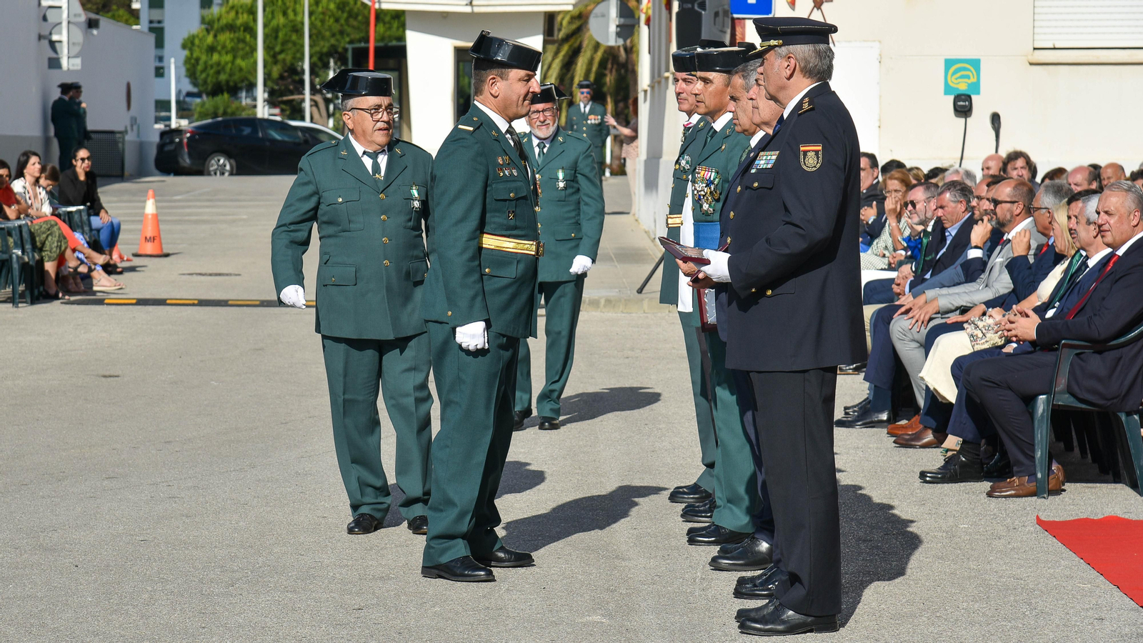 Fotos del acto por el 179 aniversario de la creación de la Guardia Civil en la Comandancia de Algeciras