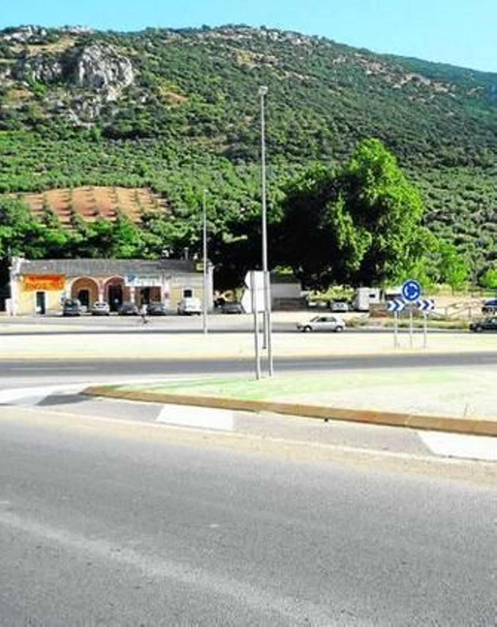 Zona de La Cantina en Doña Mencía, por donde la Autovía del Olivar se supone que irá soterrada.