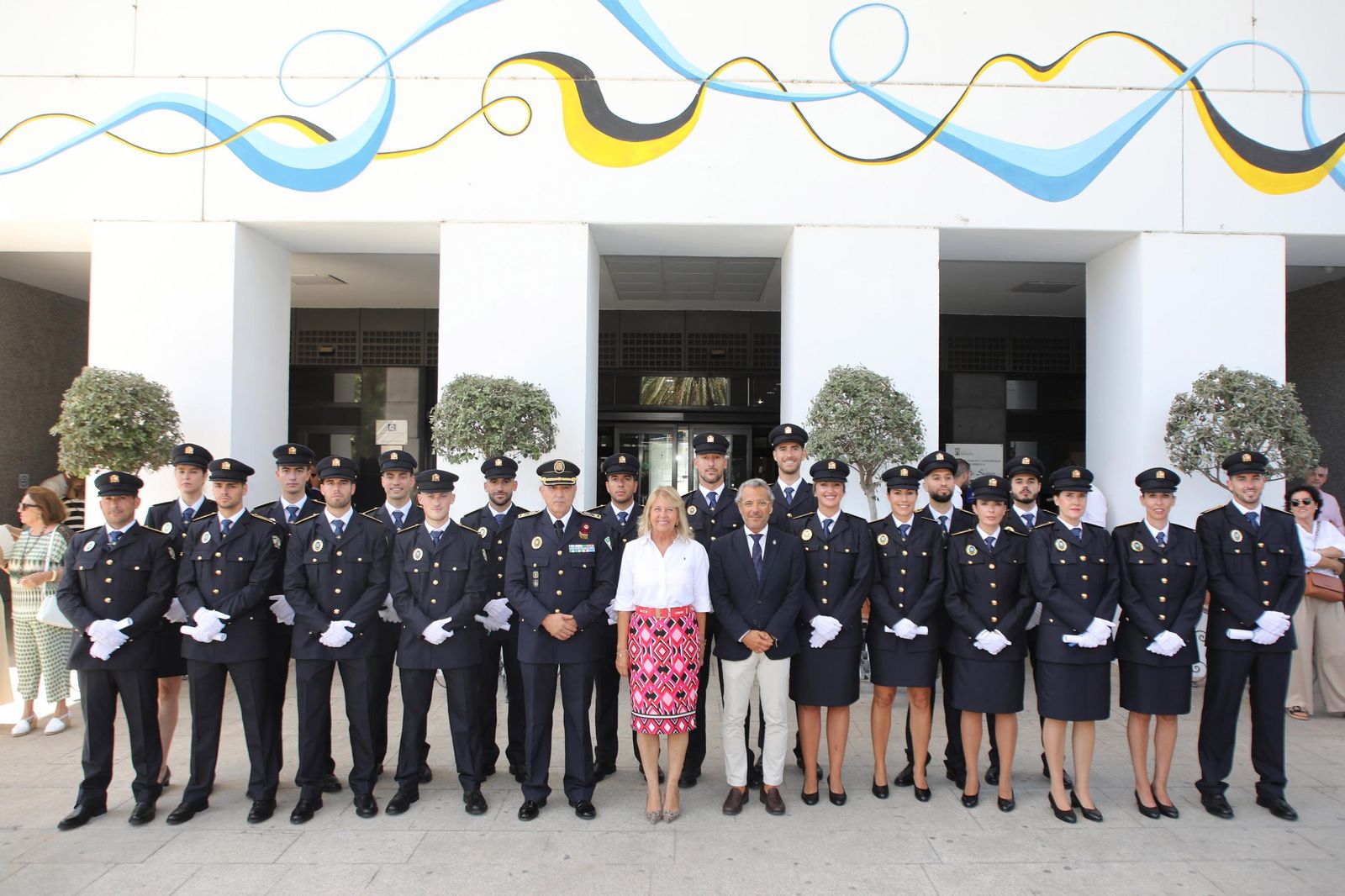 El acto de la toma de posesión de los nuevos agentes.