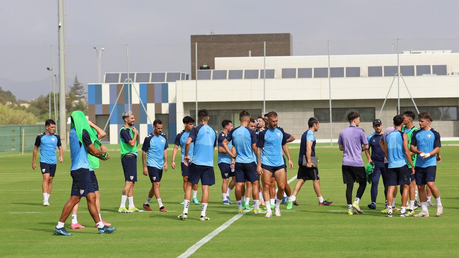 El Málaga CF prueba la Ciudad Deportiva de Arraijanal