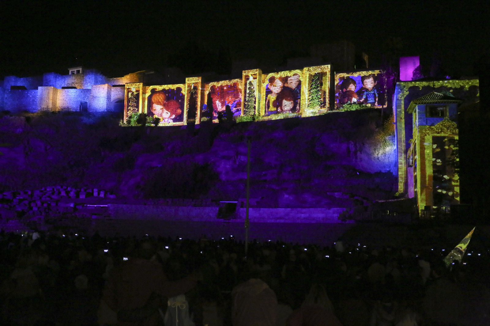 Las fotos de las luces de Navidad en Málaga Las fotos de las luces de Navidad en Málaga