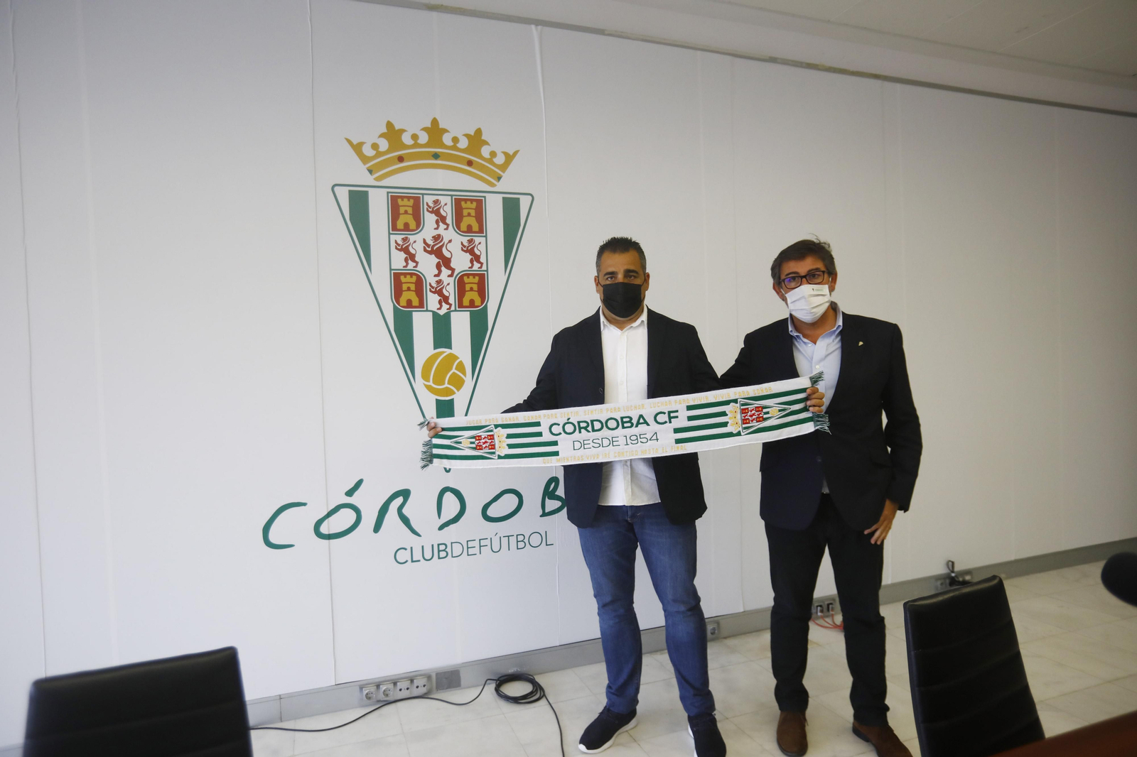 La presentación de Germán Crespo como técnico del Córdoba CF, en imágenes