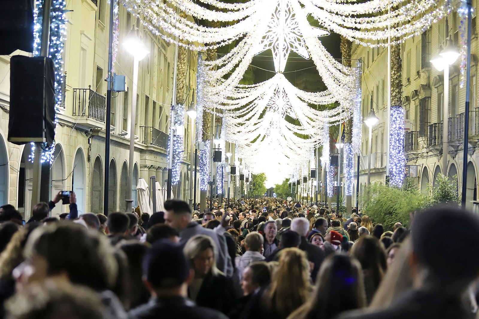 La Navidad bate récords en Huelva: 70.000 visitantes en el encendido del alumbrado y 3,6 millones recaudados