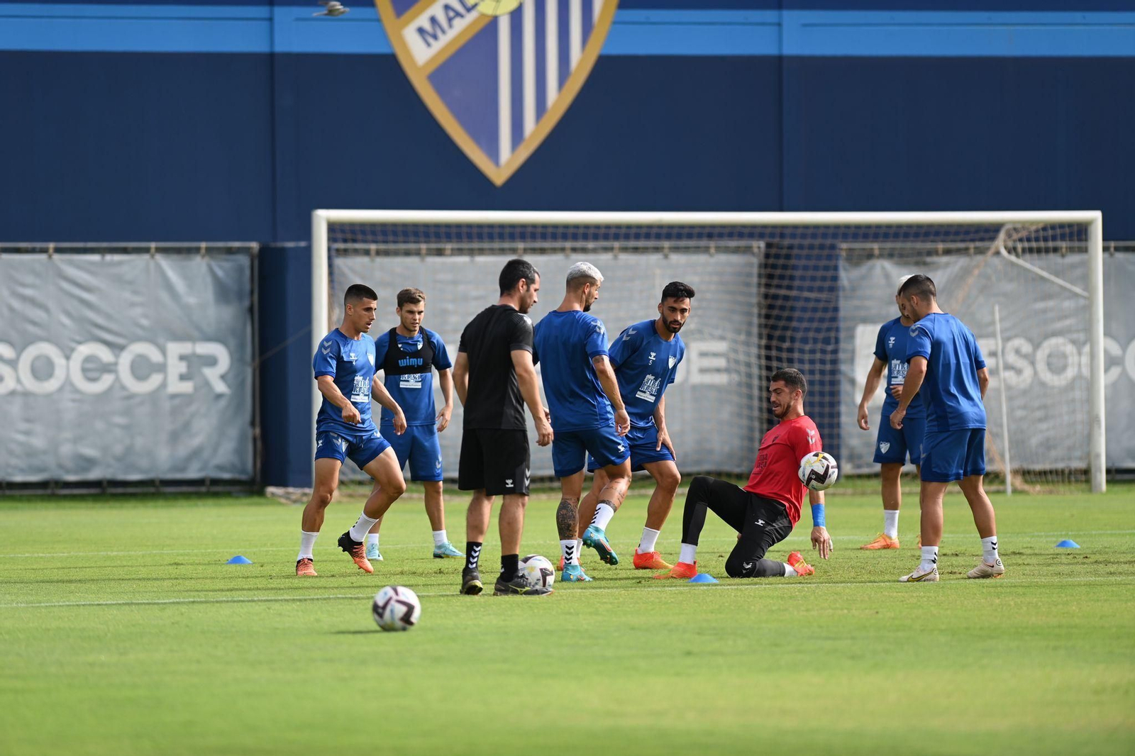 Las fotos del entrenamiento del Málaga CF preparando la visita a Burgos
