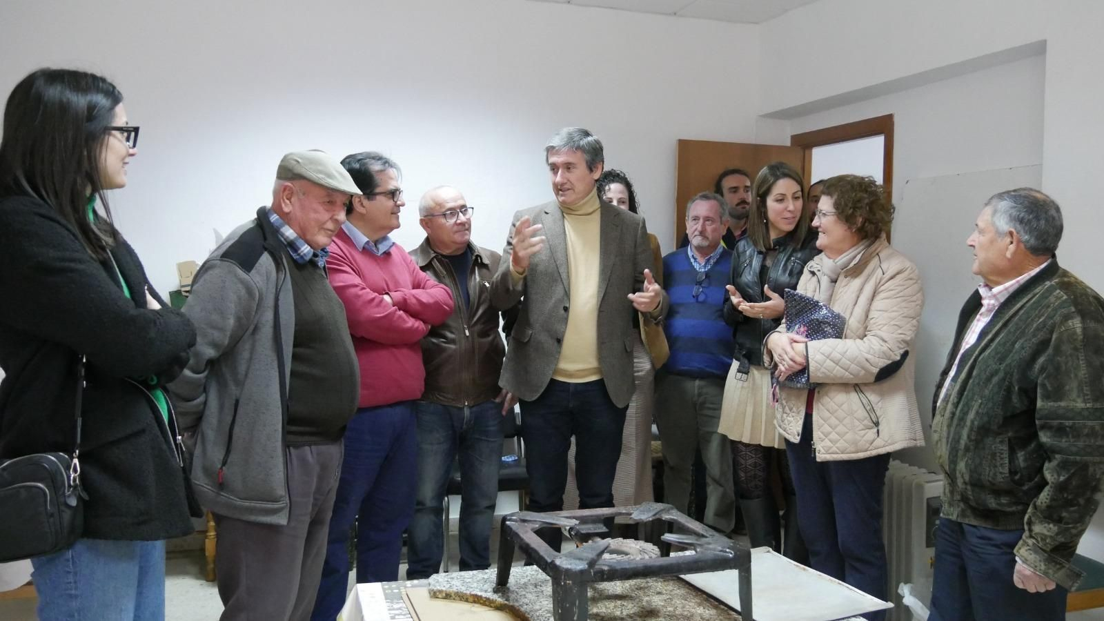 Visita del alcalde al recinto.