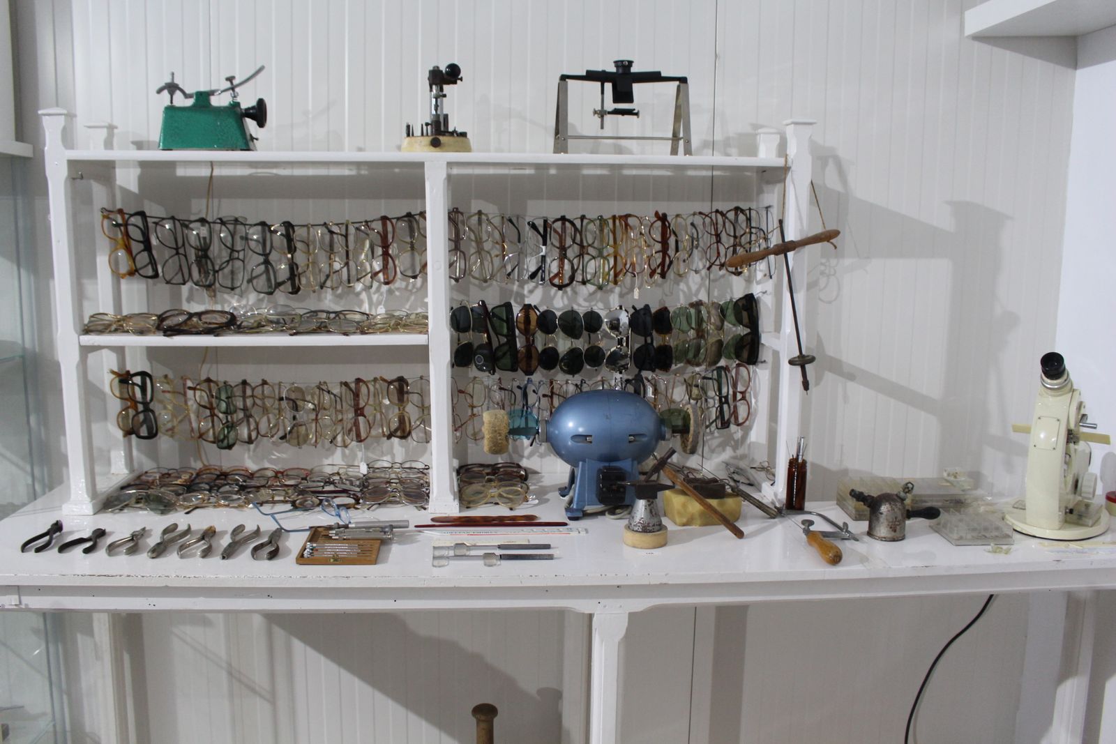 Una de las zonas de la sala dedicada a la Sanidad en el Museo Etnográfica de Constantina