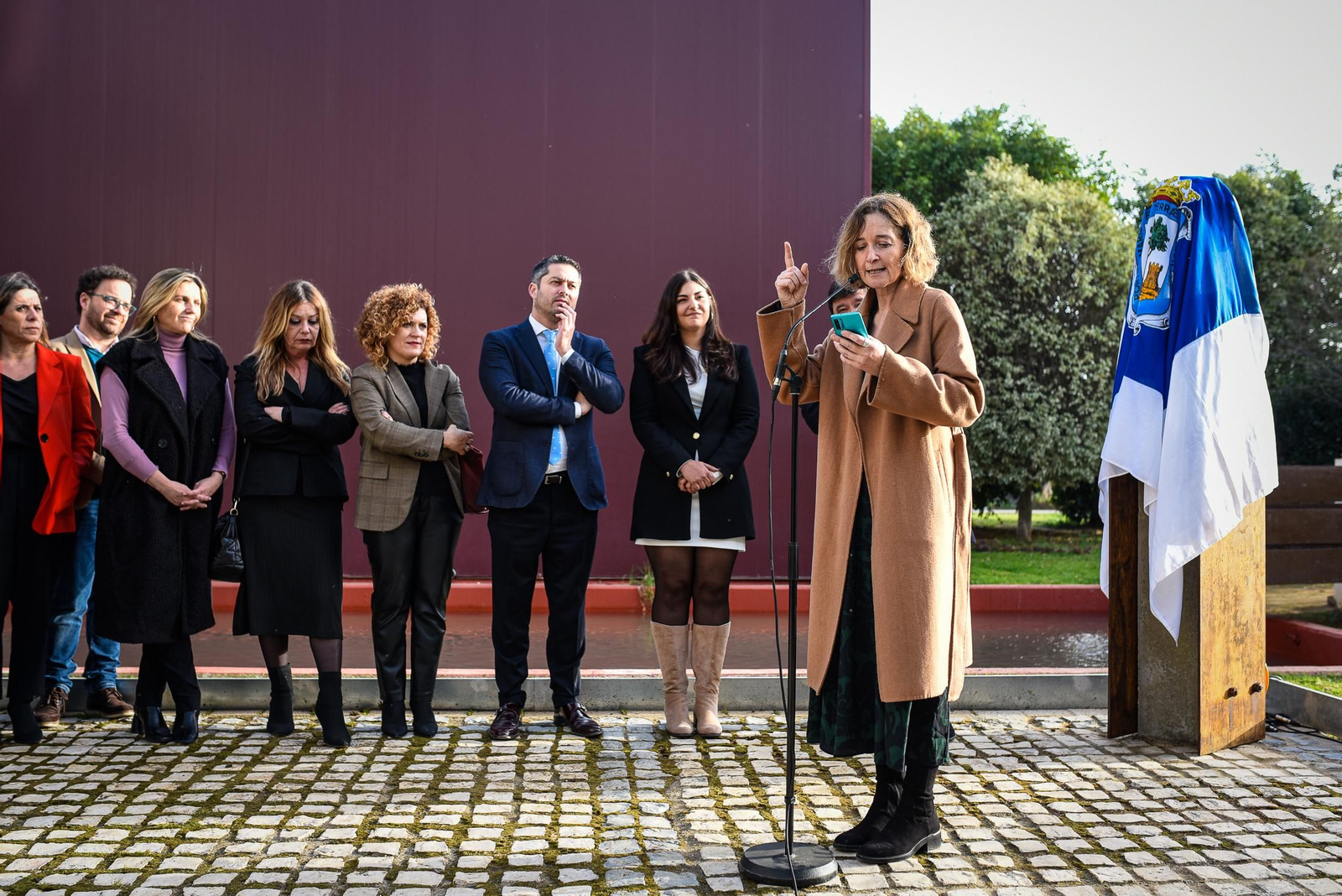 Imágenes de la inauguración del busto de Jesús Quintero en el Centro de la Comunicación Jesús Hermida