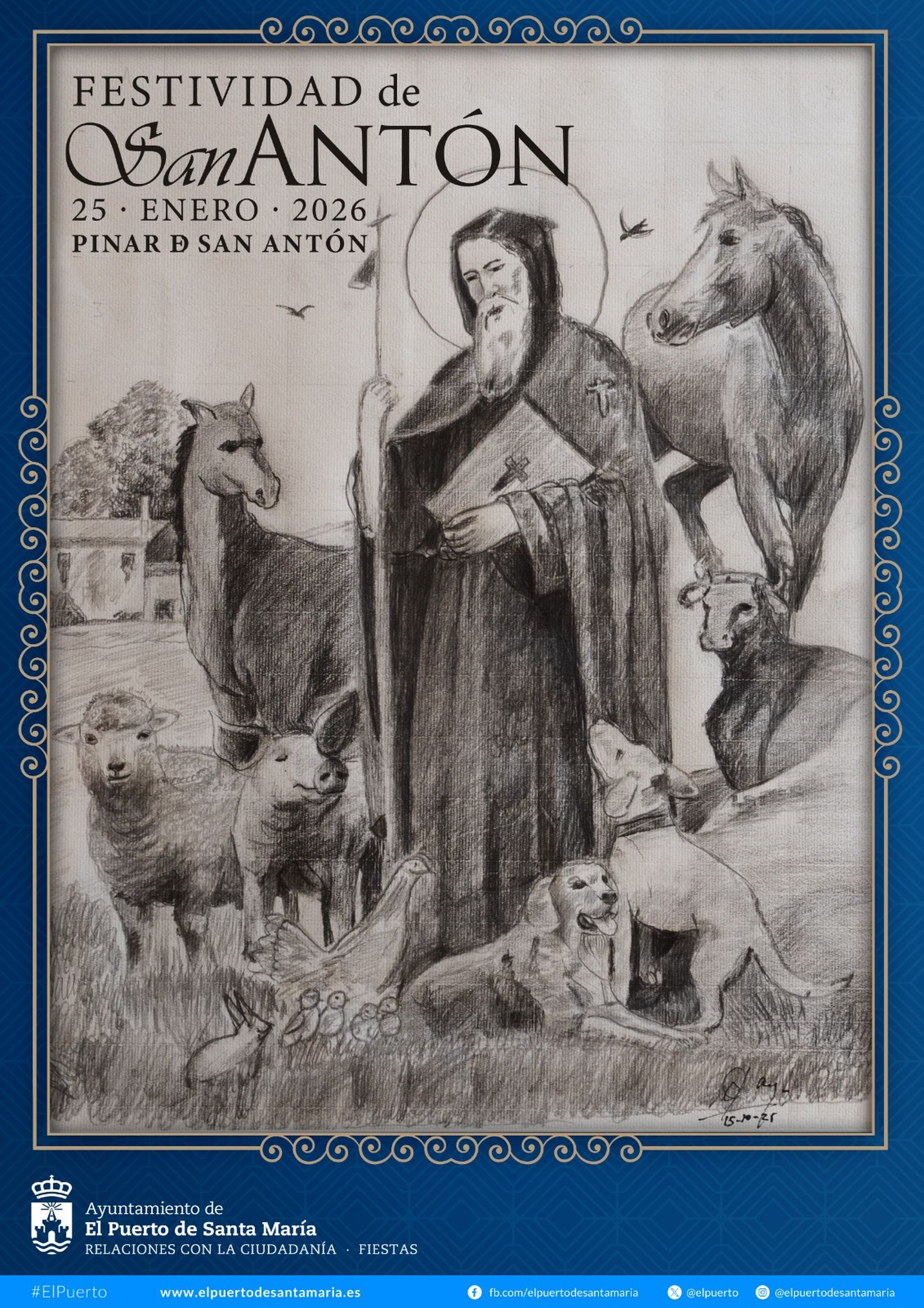 El cartel anunciador, obra de Pedro Payán Fernández.