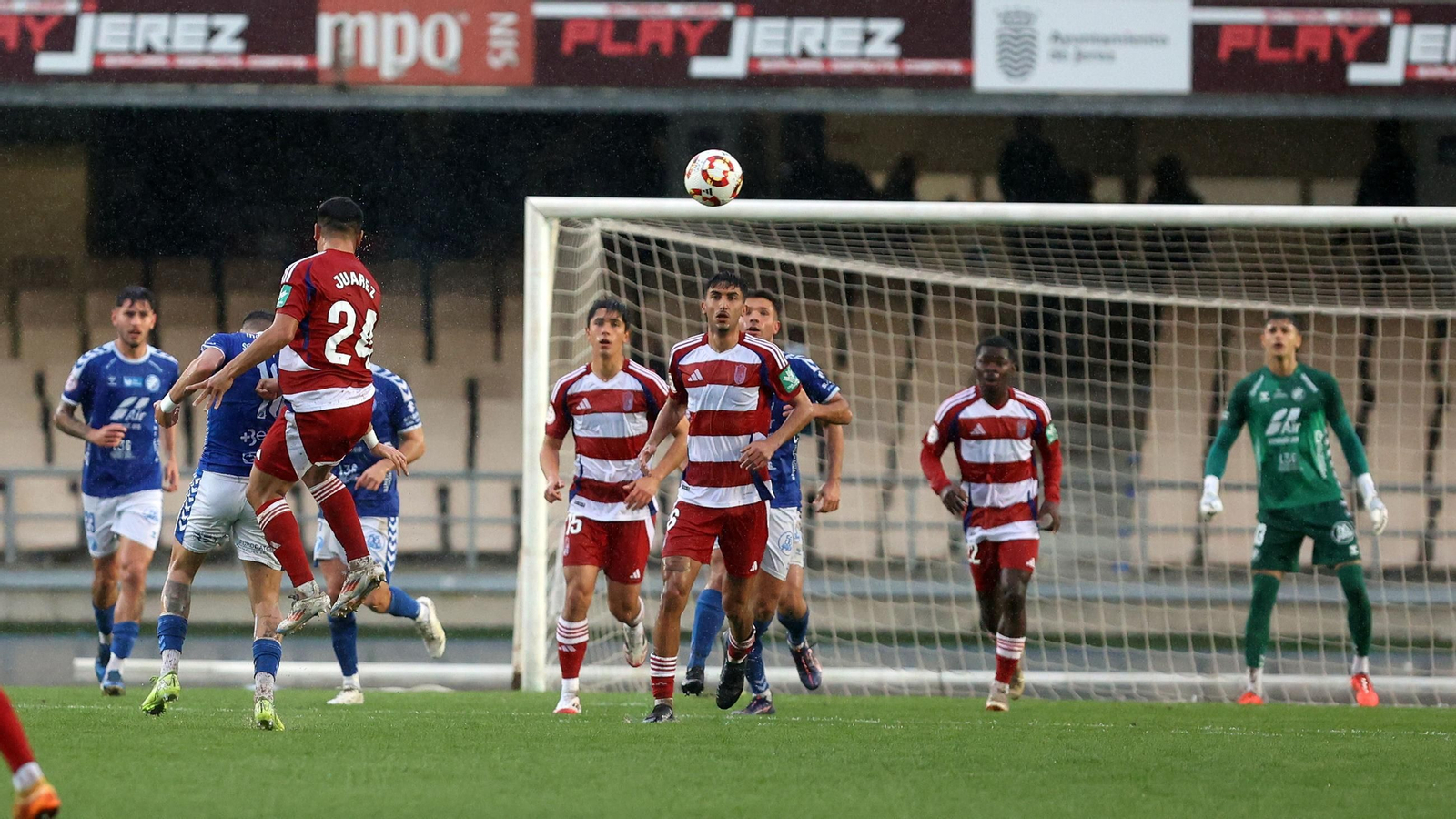 Imágenes del Xerez DFC contra el Recreativo Granada