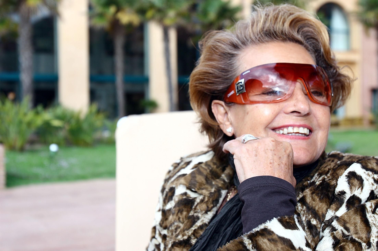 Carmen Sevilla en 2006 con motivo de un homenaje celebrado en la localidad onubense de Punta Unbría