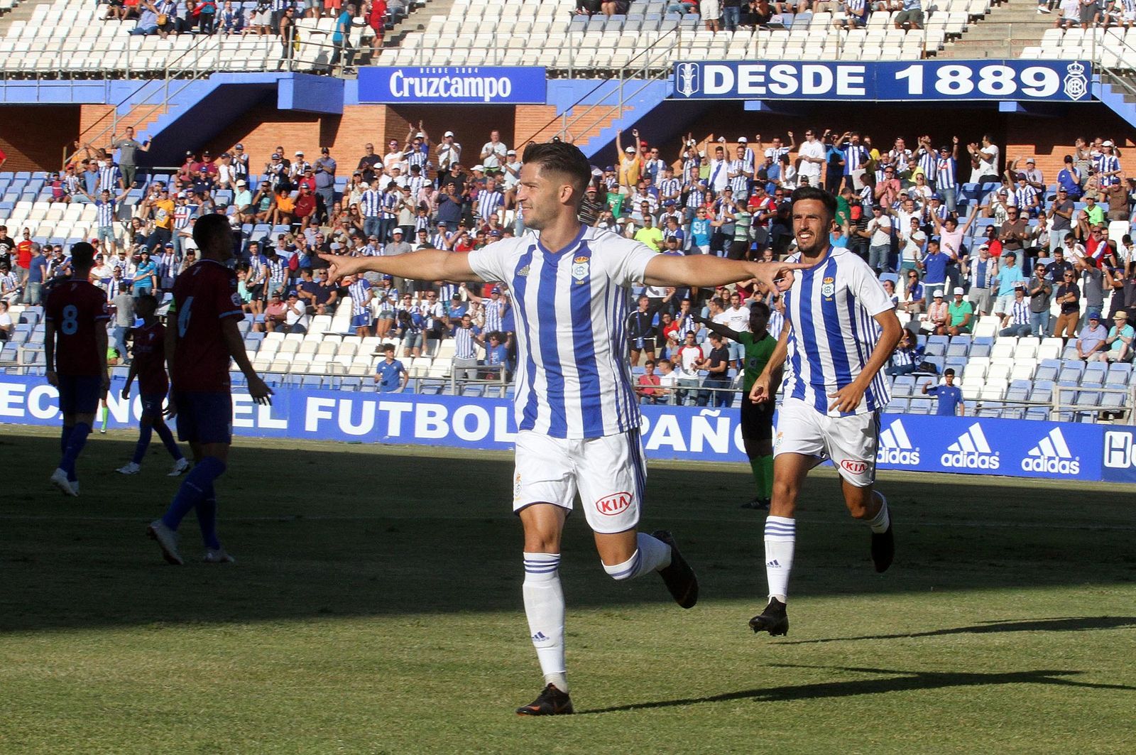 Imágenes del Recreativo de Huelva-Jumilla