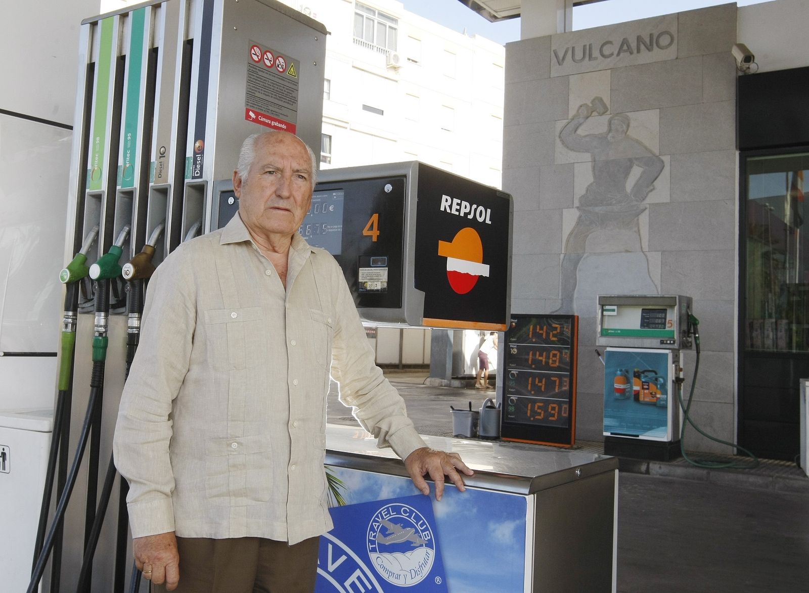 Ángel Zamorano, presidente de los empresarios de estaciones de servicio de la provincia.