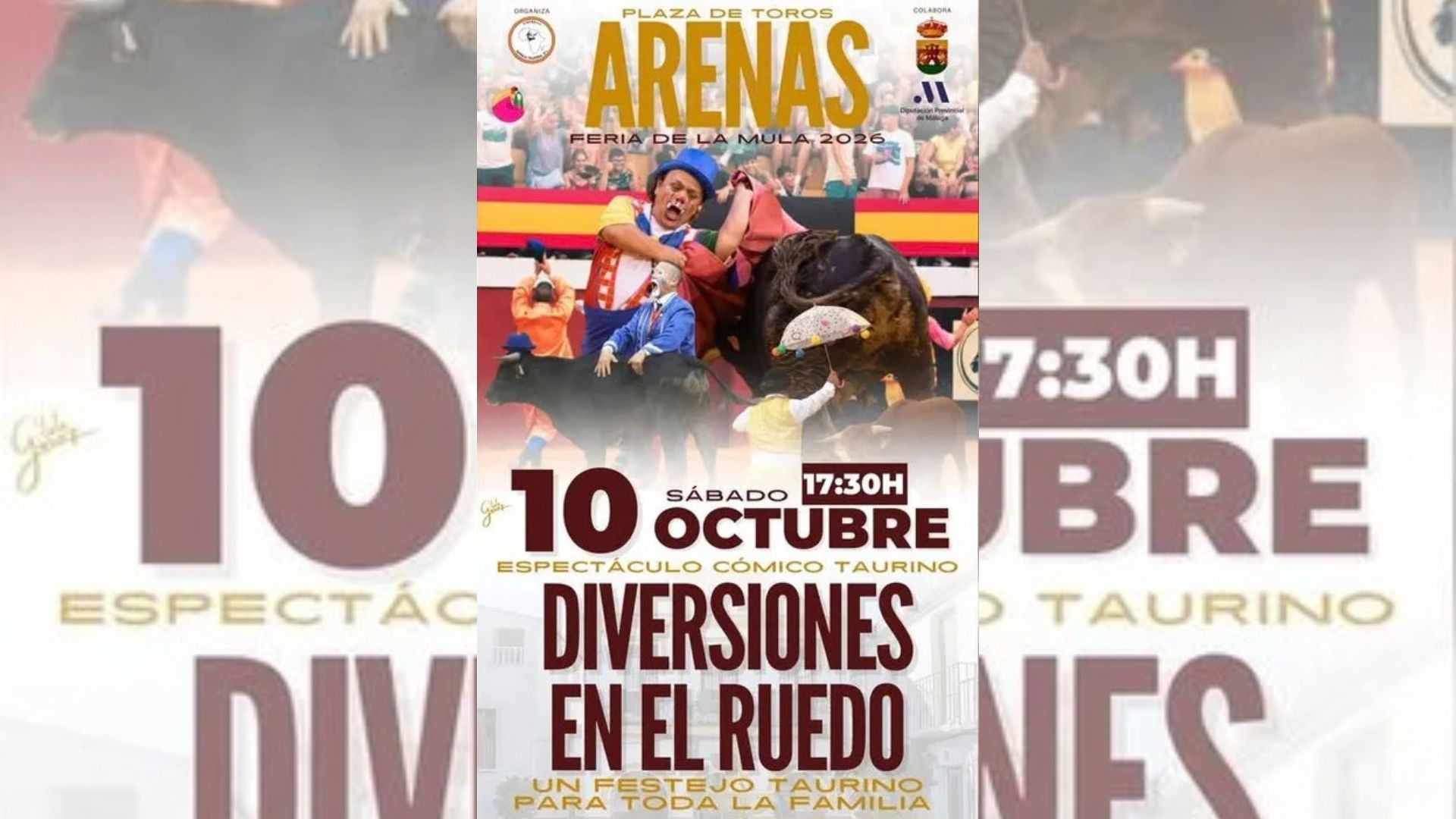 Denuncian un festejo taurino cómico con personas con enanismo en Arenas por ser "una forma de d ...
