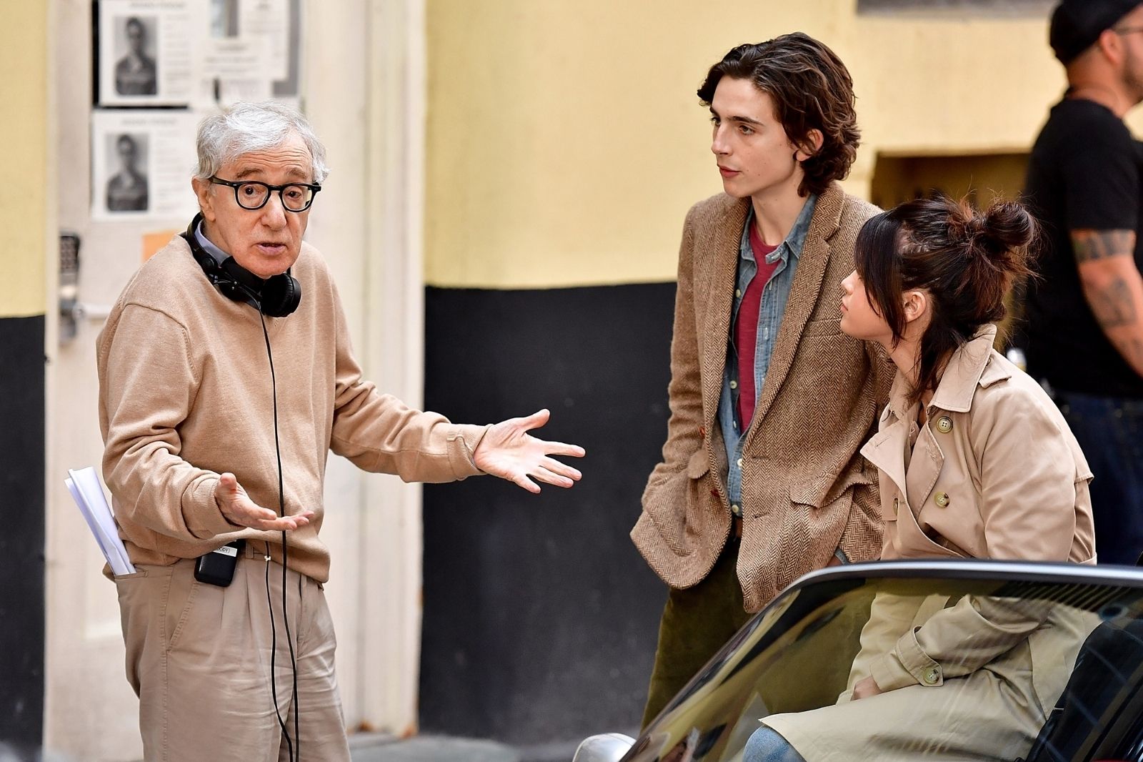 Woody Allen, en uno de sus últimos rodajes.