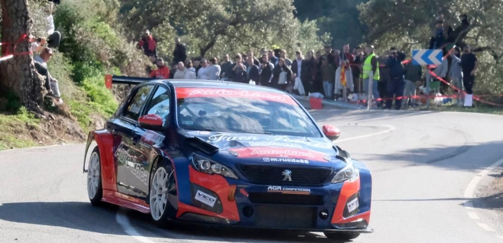 Manuel Rueda, durante la Subida a Trassierra.