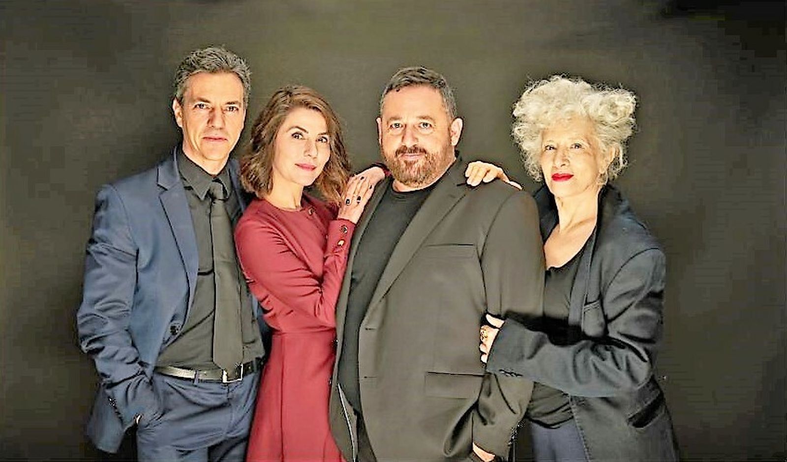 Reparto de la obra 'La culpa' que llega a Roquetas.